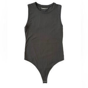 Abercrombie & Fitch Black Sleeveless Bodysuit 🖤